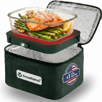 TRAVELISIMO Portable Microwave Portable Food Warmer For Work Home Use 