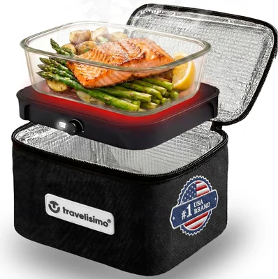 TRAVELISIMO Portable Microwave Portable Food Warmer For Work Home Use 