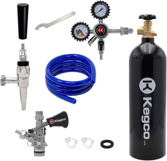 Kegco Single Tap Guinness Kegerator Conversion Kit for Draft Beer Syst