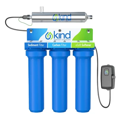 Kind Water Systems E-3000UV Whole House Salt-Free Water Softener & Fil