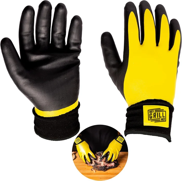 Hey Grill Hey Pitmaster Gloves BBQ Heat Protection up to 500°F Firepro