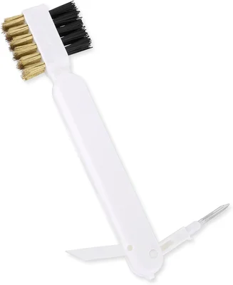 Kitchen Cleaning Scrub Brush Deep Gas Stove Brass Wire Brush with Stif
