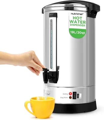 NutriChef Water Boiler and Hot Water Dispenser 19L Electric Beverage D