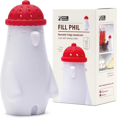 Monkey Business Fill Phil Refrigerator Deodorizer Baking Soda Containe