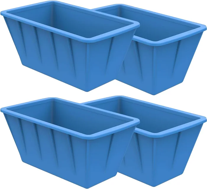 Extra Large Ice Block Molds 4 Pack 48LB for Cold Plunge Tub