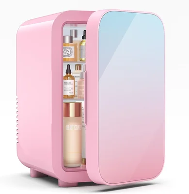 BEICHEN Mini Fridge 6 Liter 8 Can Skincare Fridge for Skin Care Cosmet