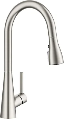 FORIOUS Classic Stainless Steel Kitchen Faucet with Reliable Pull Down