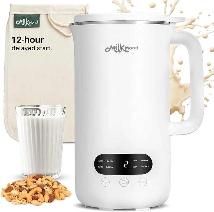 8-in-1 Nut Milk Maker Machine Creamy Almond Oat Soy Milk Soup Maker Sm