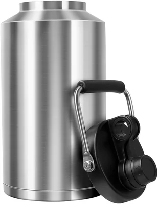Insulated 1 Gallon Water Bottle with Handle 128 oz Stainless Steel Lar