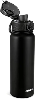 GOPPUS Insulated Water Bottle 20oz Stainless Steel BPA-Free Sports Bot