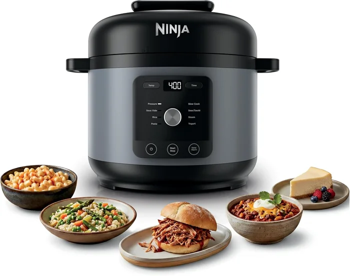 Ninja HyperHeat 9-in-1 Pressure Cooker 6.5 Quart Stone Purple PC201SP