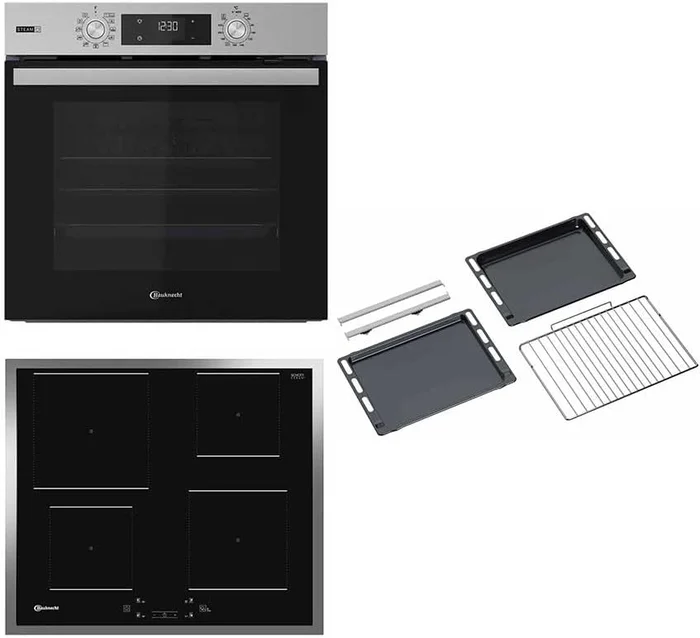 Bauknecht BAKO 466 Steam IND Built-in Oven Hob Combination with 12 Fun