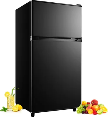 Mini Fridge with Freezer, 2-Door 3.5 Cu.Ft Small Refrigerator, -0.4°F 