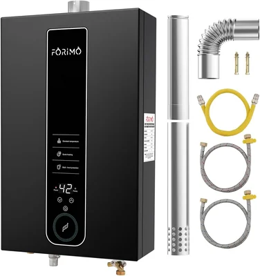 Natural Gas Tankless Water Heater 4.74 GPM 18L Indoor Constant Propane