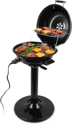 CUSIMAX 1600W Electric Indoor Outdoor Grill Portable BBQ for Versatile