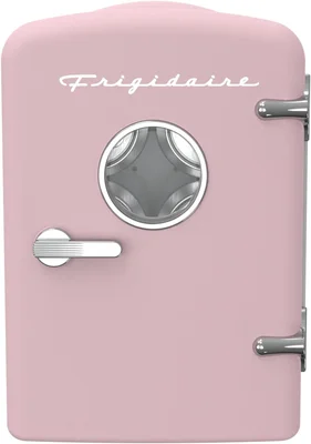 Frigidaire EFMIS171 Retro Mini Portable Personal Fridge with Carrying