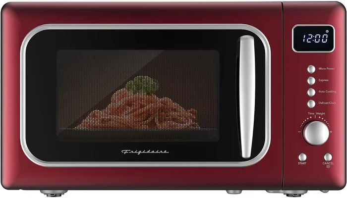 Frigidaire 0.7 Cu Ft Retro Countertop Microwave Oven 700W Compact Micr
