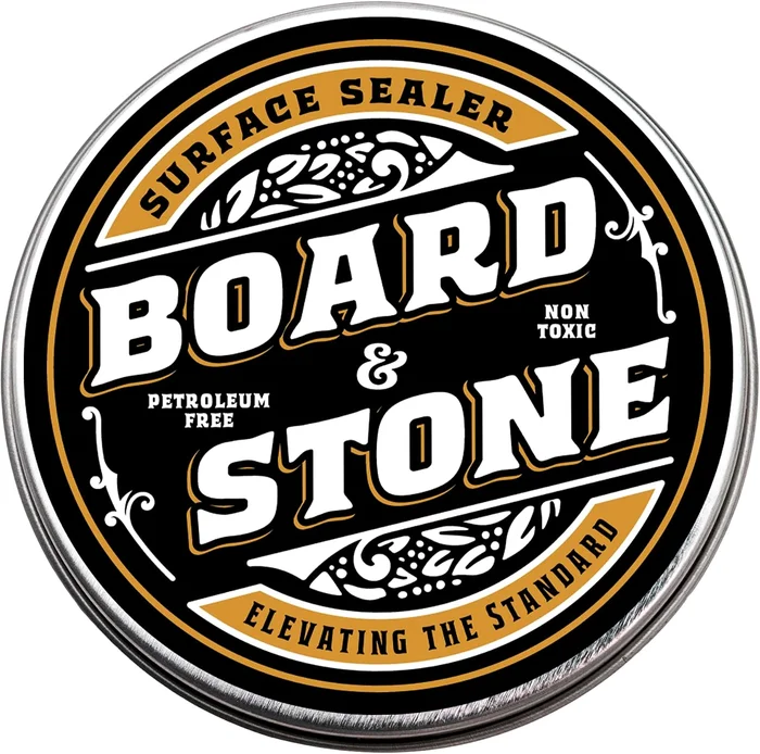 Board & Stone Petroleum-Free Food Safe Surface Sealer Natural Wax and 