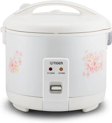 Tiger 10 Cup Rice Cooker with Non-Stick Pot and 12 Hour Keep Warm Feat
