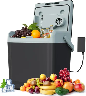 25QT Portable Electric Cooler Warmer with Handle Dual Heating Cooling