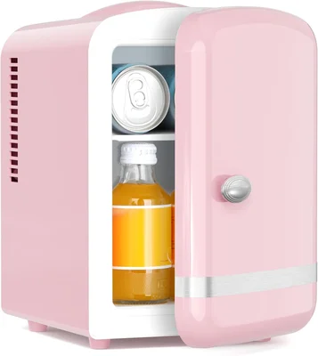 Antarctic Star 4L 6 Cans Compact Refrigerator Portable Mini Fridge Ski