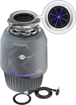 INSINKERATOR Evolution .75HP LED Garbage Disposal with Antimicrobial F