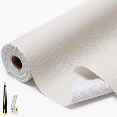 Shelf and Drawer Liners for Kitchen Cabinet,Off-White Cupboard Liner