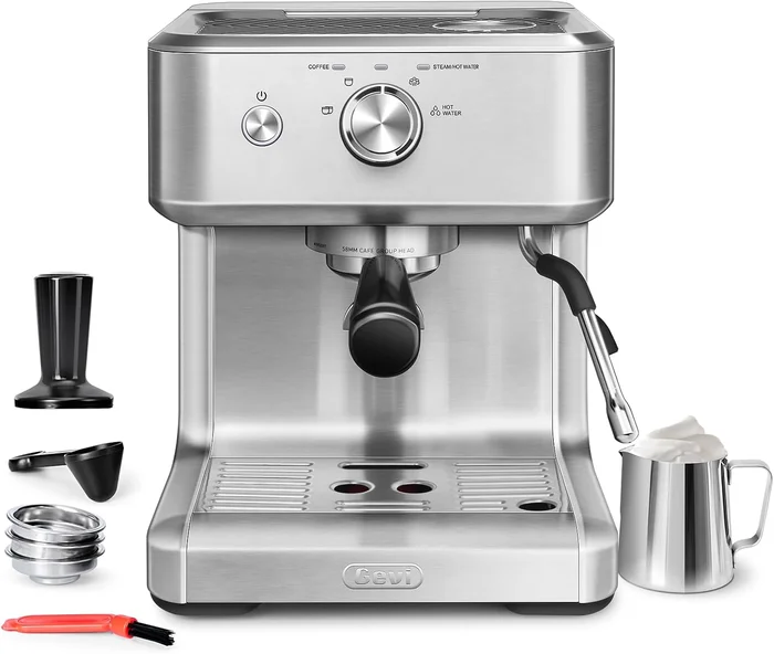 Gevi 58mm Commercial Espresso Machine with PID and NTC Temperature Con