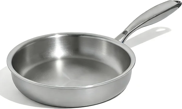 Umite Chef 5 Ply Stainless Steel Frying Pan 8 Inch Non Toxic Professio