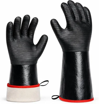 BBQ Gloves Heat Resistant for Cooking and Pitmasters Grilling Smoker M