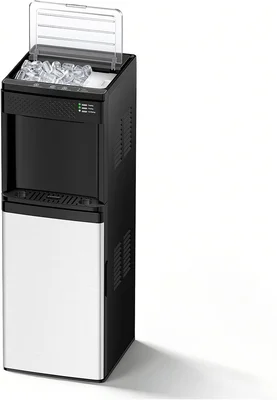 Euhomy 4-in-1 Bottom-Loading Water Dispenser with Ice Maker Producing 