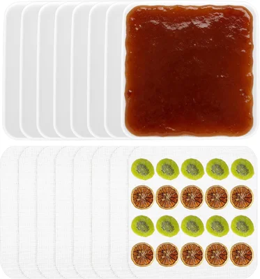 A Selected 16 PCS Mesh Silicone Dehydrator Sheets and Silicone Dehydra