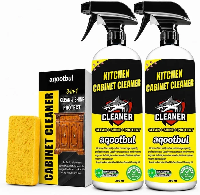 Kitchen Cabinet Cleaner and Wood Cabinet Degreaser Furniture Cleaner T