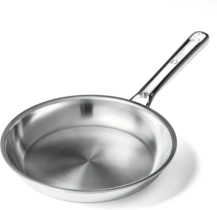 COOKER KING 8 Inch Stainless Steel Frying Pan Small Omelette Pan for P