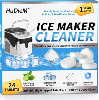 Nugget Ice Maker Cleaner Descaler Tablets Removes 99 Percent Limescale