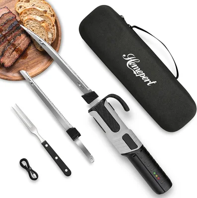 Cordless Electric Knife with 140W Motor and 3000mAh Battery for Turkey