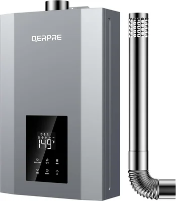 Tankless Water Heater Natural Gas Max 4.3 GPM 100000 BTU Indoor Instan