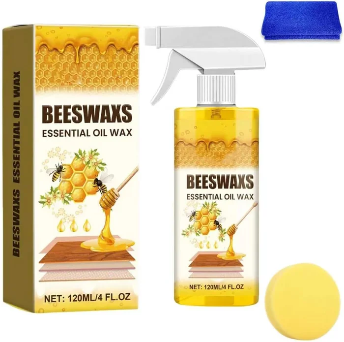 2026 New Beeswax Wood Polish Spray Natural Furniture Polish Cleaner fo