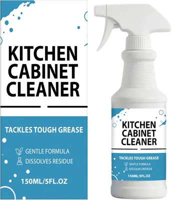 Kitchen Cabinet Cleaner Spray 5 fl.oz Degreaser No-Rinse Formula for S