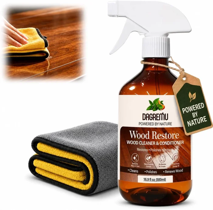 Wood Cleaner and Furniture Conditioner Natural Streak-Free Solution fo