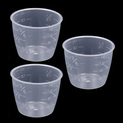 3PCS Rice Cooker Measuring Cup 160 Ml Plastic Transparent Replacement 
