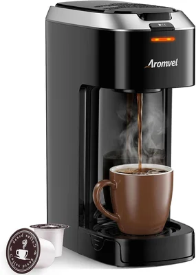 Compact Single Serve Coffee Maker for K Cup Pods with Quick Brew