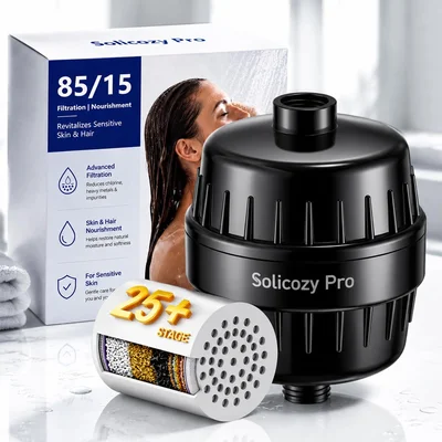 Shower Filter for Hard Water and Shower Water Softener Designed for Se