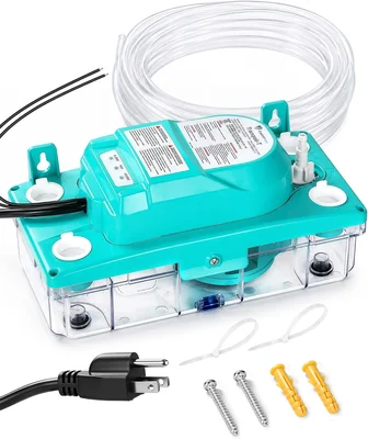 Automatic Condensate Drain Pump Quiet Under 30dB with 155 GPH Flow and