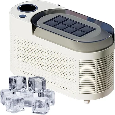Portable Countertop Mini Car Ice Maker for Office Desktop Small Compac
