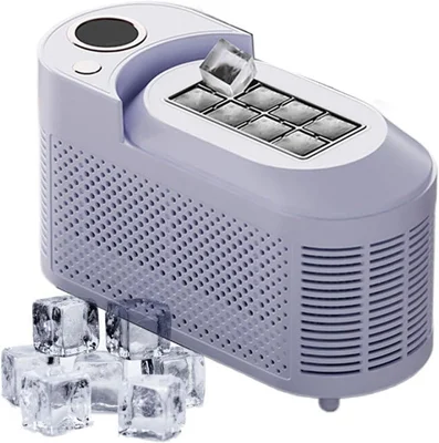 Portable Countertop Mini Car Ice Maker for Office Desktop Small Compac