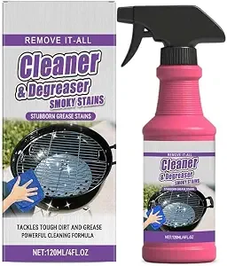 120ml High-Concentration BBQ Grill Cleaner, Heavy-Duty Kitchen Degreas