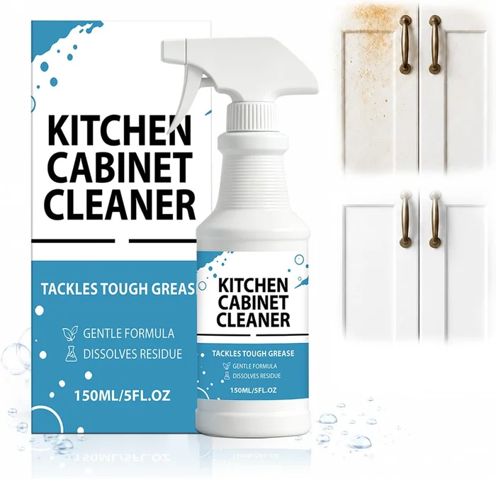 Kitchen Cabinet Cleaner Spray and Degreaser for Cabinet Surfaces