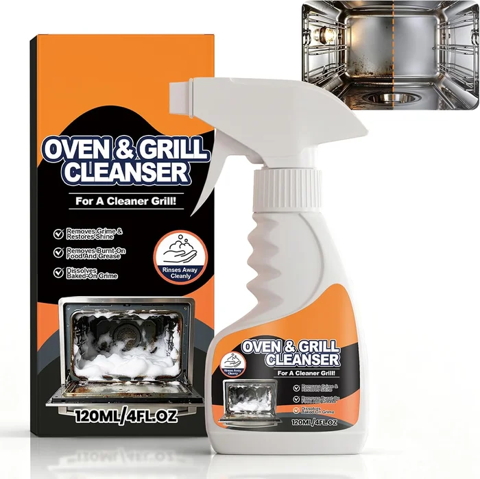 Oven and Grill Foam Cleaner Spray Heavy Duty Degreaser for Tough Greas