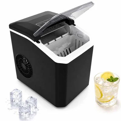 Portable Countertop Crushed Ice Maker Produces 12kg per 24 Hours for H